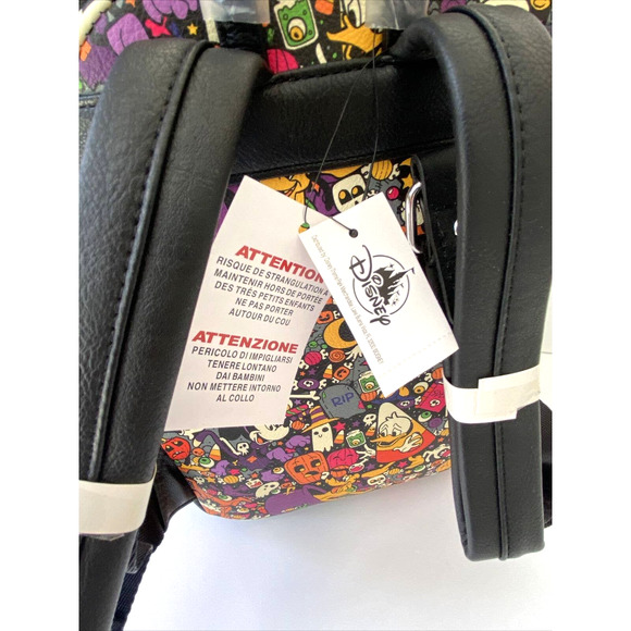DISNEY PARKS x Loungefly 2022 Mickey Minnie Halloween Trick/Treat Backpack NWT - Picture 6 of 6